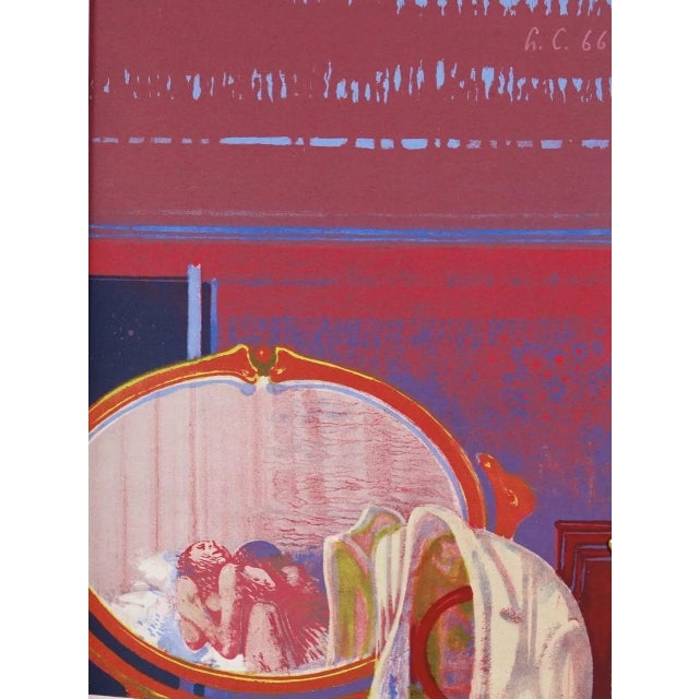 Artist: Leonardo Cremonini Country: Italy Title: De l’autre cote du miroir Medium: Original Lithograph Marks: Signed in...