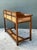 Wood Vintage Woven Rattan and Teak Desk For Sale - Image 7 of 12