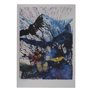 Salvador Dali, The Alps, SNCF (Small Butterfly Suite), Lithograph For Sale