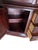 Brown 1990s Thomasville Collectors Cherry China Cabinet Breakfront Hutch Curio Chippendale For Sale - Image 8 of 13