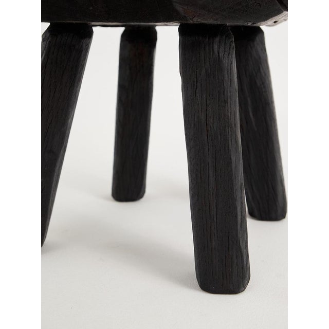 Rustic Sculptural Side Table by Logniture For Sale - Image 9 of 17