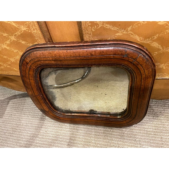 17th Century English Walnut Mirror With Original Glass, Small Scale For Sale - Image 9 of 12