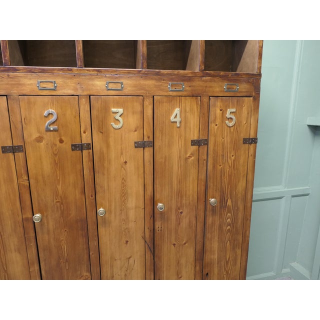 Vintage Pine Sports Locker, 1960 For Sale - Image 4 of 8