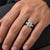 Cartier Maillon Panthère 18k Gold Black Ceramic and Diamond Cocktail Ring For Sale - Image 9 of 9