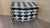 French Country Black & White Diamond Pattern Chest of Drawers For Sale - Image 3 of 5