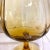 Empoli Vintage Empoli Umber Amber Glass Optic Brandy Snifter For Sale - Image 4 of 5