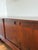 Wood 1960s Danish Modern Rosewood Credenza With Sliding Doors & Felt-Lined Trays Attributed to Dyrlund For Sale - Image 7 of 10