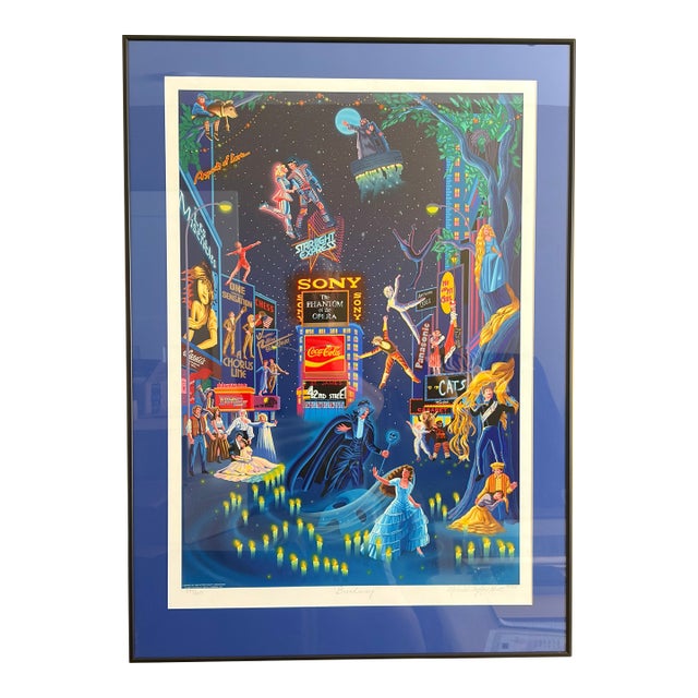 1990s Broadway Serigraph by Melanie Taylor Kent For Sale