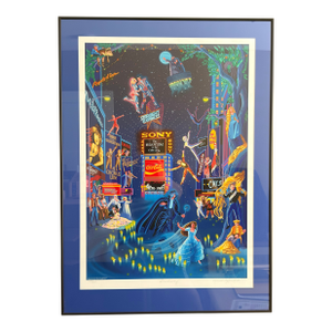 1990s Broadway Serigraph by Melanie Taylor Kent