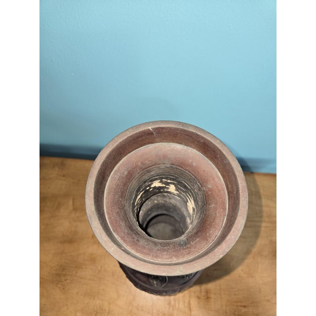 Antique 20th Century Japanese Meiji Style Vase & a Suiteki For Sale - Image 4 of 7