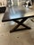 Modern Custom X Frame Dining Table by MDM Designs For Sale - Image 3 of 7