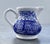 Vintage 1977 Silver Jubilee Queen Elizabeth II Commemorative Blue & White Broadhurst Tea Set: Teapot, Milk Jug, Tea Plate - Set of 3 For Sale - Image 12 of 18