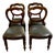 Antique Victorian Mahogany Balloon Back Dining Chairs, 1860, Set of 4 For Sale
