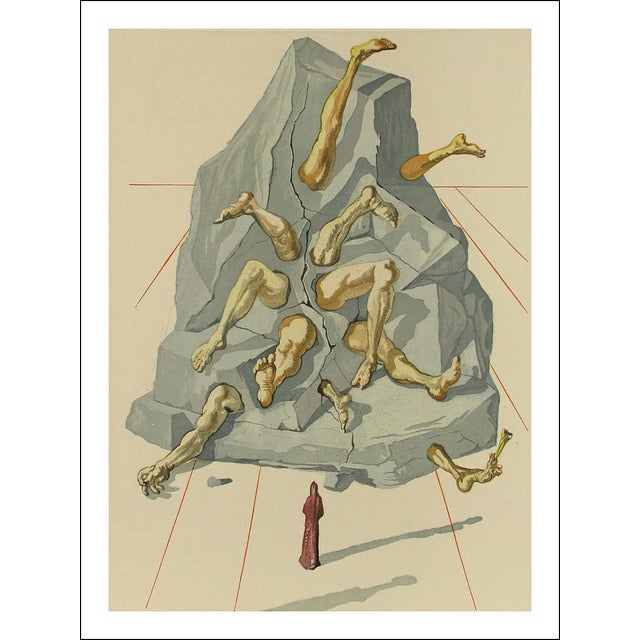 Artist: Salvador Dali Country: Spain Title: Hell 19 – The simonists Medium: Original Woodcut Marks: Not signed not...