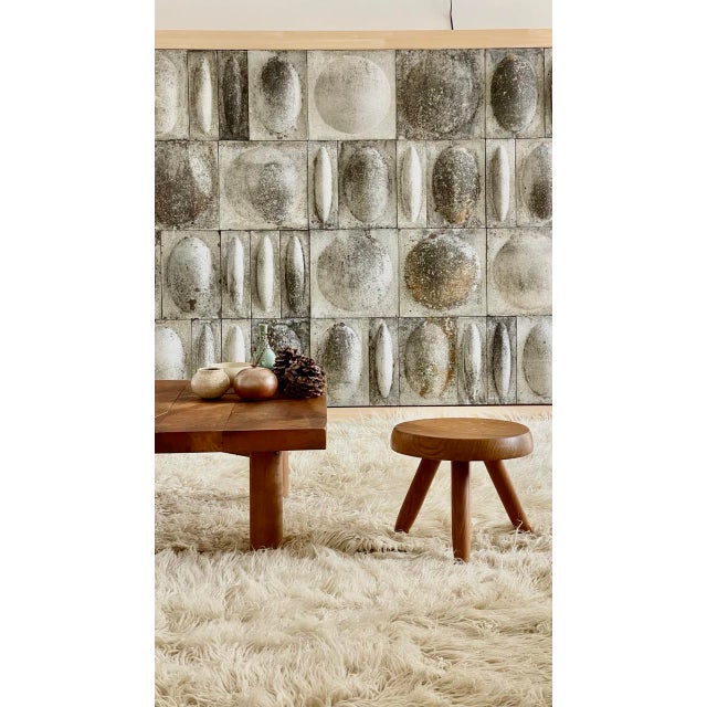 Sculptural and Decorative Wall Panel in Cement, 1960s For Sale - Image 15 of 15
