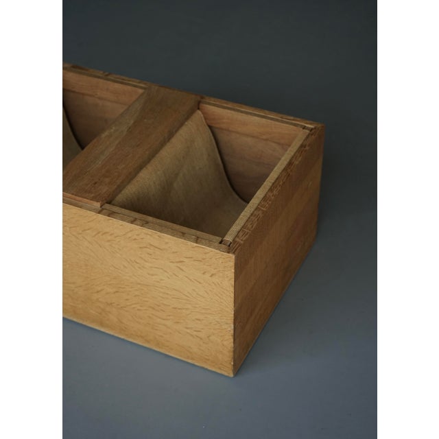 Vintage Magazine Holder in Oak, 1970s For Sale - Image 4 of 11