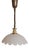 Vintage Pendant Lamp with Frosted Glass Shade, 1990s For Sale