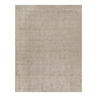 Rug & Kilim’s Modern Rug in Solid Beige - 13x17 For Sale