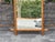 Wood Faux Bamboo Walnut Mirror with Original Glass, French circa 1900 For Sale - Image 7 of 12