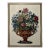 Vintage Monumental French Provincial Floral Textile Art, Multi-Color For Sale
