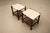 Brown Brazilian Modern Pair of Side Tables in Rosewood & Marble, Brazil, 1960s For Sale - Image 8 of 18