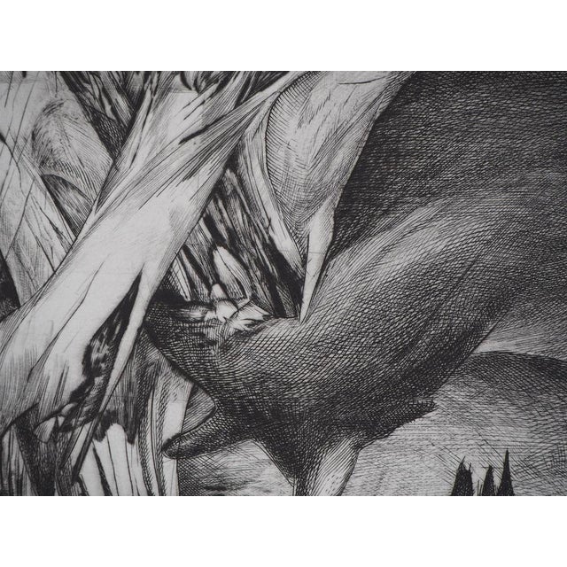 Modern Yves Doaré, Chimera No. 1, Original Etching For Sale - Image 3 of 10