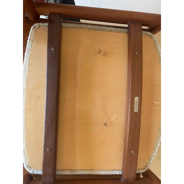 Brown 1950s Hans Wegner Mid-Century Modern Teak Table With Chairs For Sale - Image 8 of 14
