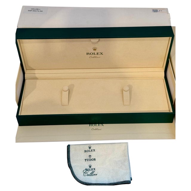 Rolex Watch Box, New Creme Empty Acs. ROLEX watch case box CELLINI L Brand New For Sale - Image 15 of 18