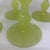 Neon Yellow Uranium Glass Hobnail Goblets - A Set of 6 For Sale - Image 9 of 12