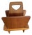 Oak Magazine Rack attributed to Pierre Cruège, 1950 For Sale