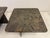Nest of two fossil stone coffee or side tables. A striking nest of fossil stone coffee tables, featuring a sculptural,...