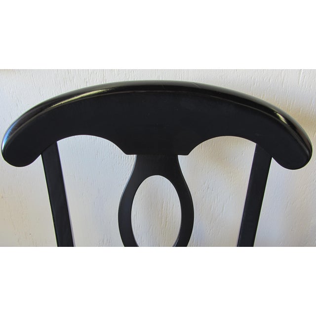 Pottery Barn Black Bar Stools A Pair Chairish