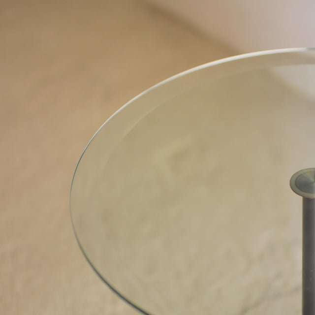 Stone Italian Modernist Coffee Table in Marble and Cut Glass, 1980s For Sale - Image 7 of 10