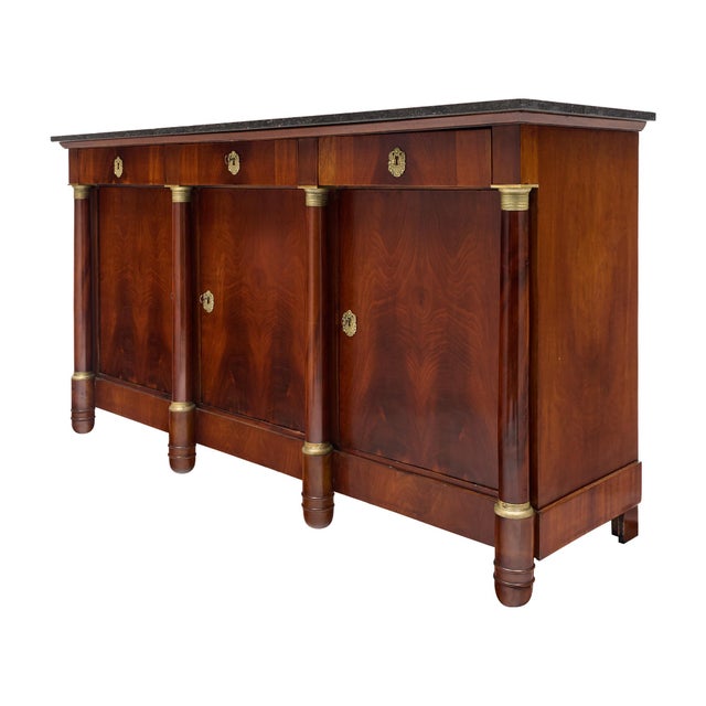 French Empire Mahogany Buffet For Sale In Austin - Image 6 of 9