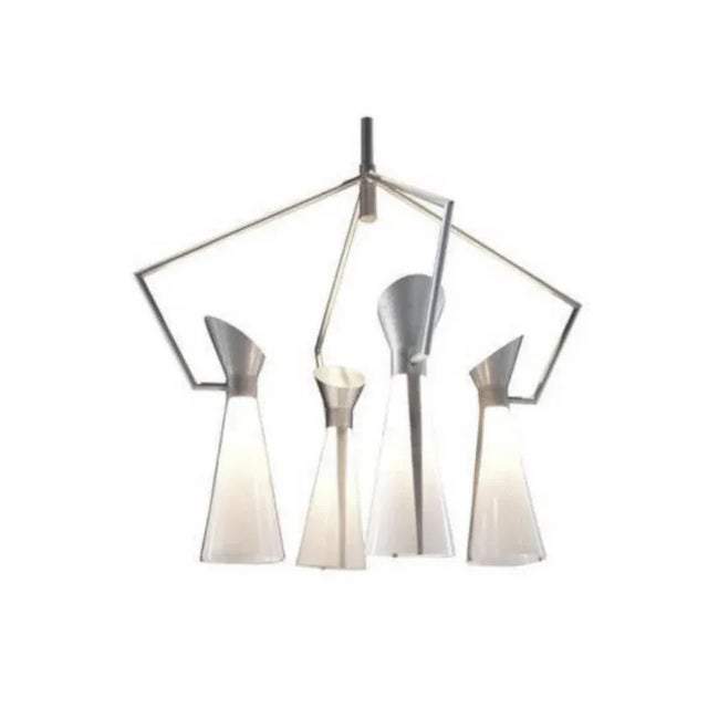 1950s Victor Gruen for John Lautner Chandelier Hanging Lamp Mid Century Extreme Modernism For Sale - Image 10 of 11