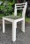 1980s Postmodern Lacquered Dining Chairs Newly Reupholstered - Set of 4 Offwhite For Sale - Image 4 of 11