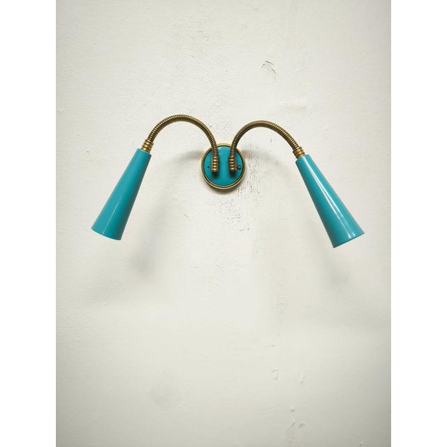 Sputnik Wall Light with Adjustable Brass Arms, 1960s, in Very Good conditions. Designed 1920 to 1949 Up to 250V (Europe/UK...