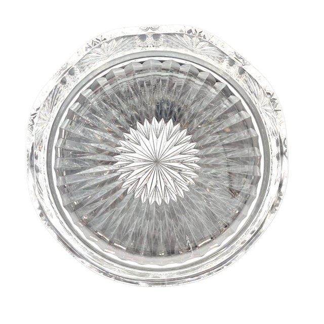 Transparent Late 20th Century Signed Waterford Master Cutter Heavy Crystal Centerpiece Bowl For Sale - Image 8 of 16