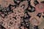 Textile Shabby Chic Floral 1990's Pak-Persian Black/Black Wool Round Rug - 8'1'' X 8'5'' For Sale - Image 7 of 9