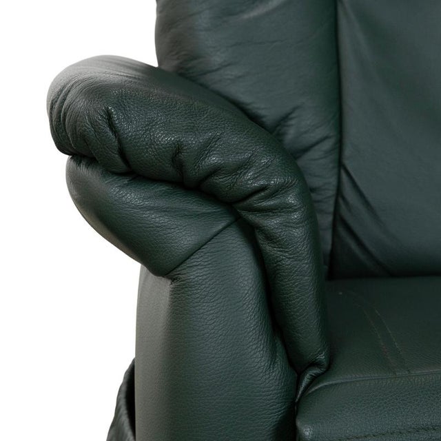 Green Leather Cumulus Lounge Chair from Himolla For Sale - Image 8 of 17