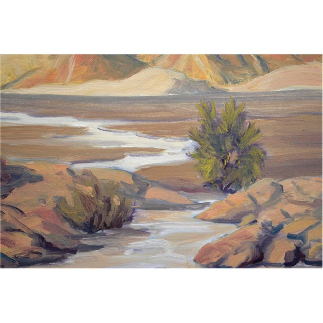 Brown Panamint Valley Desert Landscape by Mike Wright For Sale - Image 8 of 10