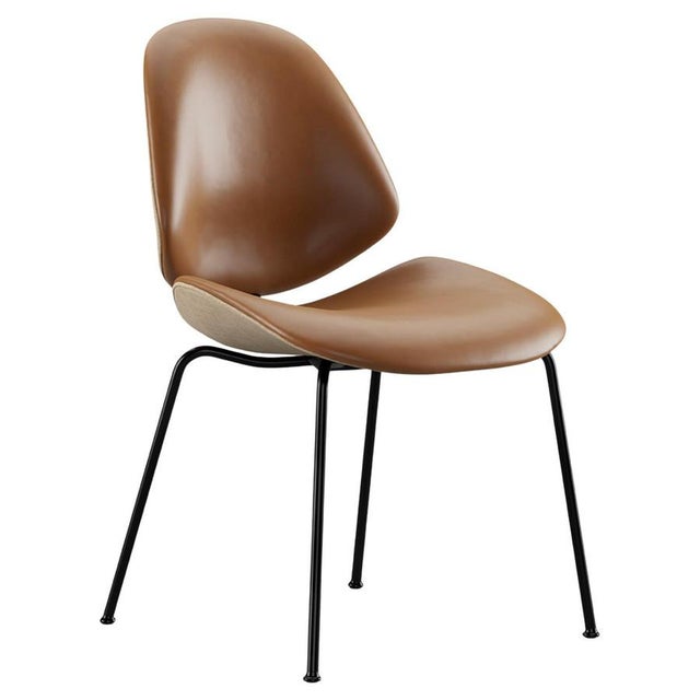 Council Family Salon Chair in Nevada Cognac by Salto and Sigsgaard for OneCollection For Sale - Image 15 of 15