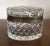 Glass Early 20th Century French Cut Crystal Oval Hinged Glass Box For Sale - Image 7 of 13