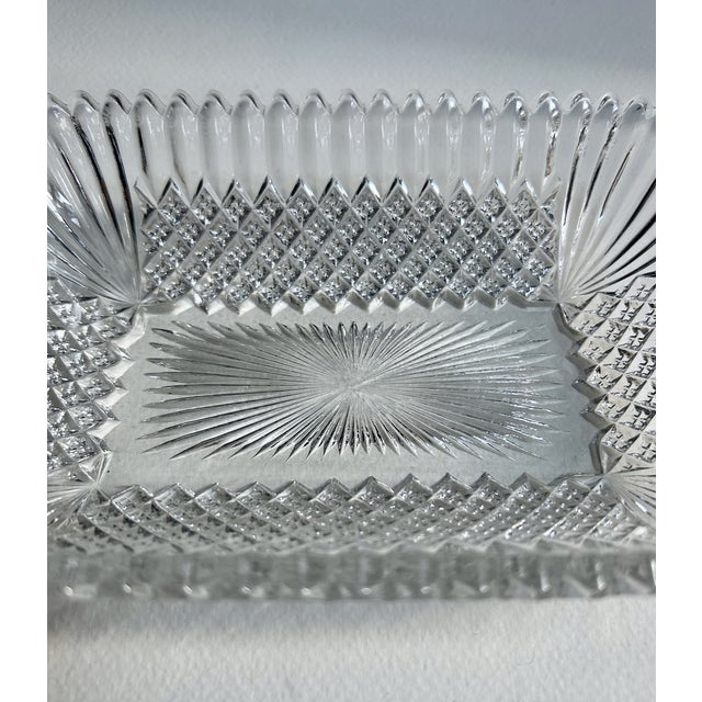 1920's Davidsons Glass Co. Somerset Pattern Glass Dish For Sale - Image 13 of 18