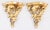 Gold Vintage Italian Rococo Carved Giltwood Wall Brackets Shelves - A Pair For Sale - Image 8 of 8