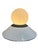 Space Age Double Light Lamp in Glass and Steel, 1970s For Sale - Image 4 of 18