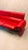 Iconic DS-2011 leather sofa by de Sede from the 1980s in a vibrant red. The characteristically curved armrests, flowing...