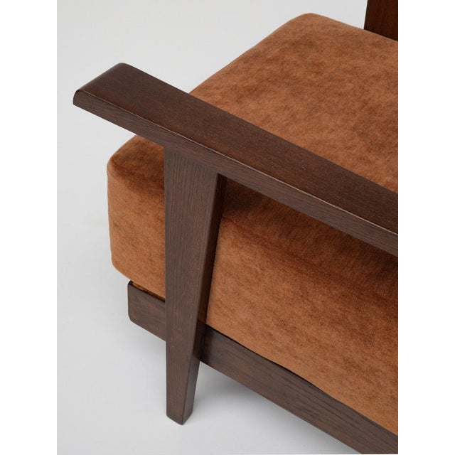 Modernist French Armchair, 1950s For Sale - Image 9 of 11