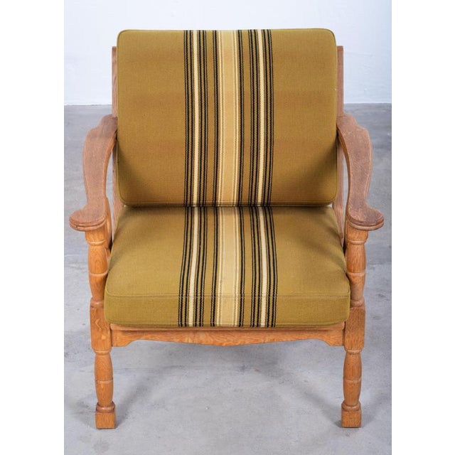 1960s Lounge Chairs in Oak by Henning Kjærnulf, Denmark, 1960s, Set of 2 For Sale - Image 5 of 9