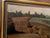 Brown Mid-Century Modernist Oil Pastel Landscape Painting, Signed Bower For Sale - Image 8 of 16